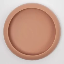 Coupe Omar 02 Ceramique Rose / Plat - Large / O 30,8 X H 6,3 Cm - Fait Main - Raawii