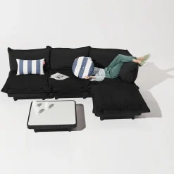 Coussin D'extérieur King Outdoor Tissu Rose / Tissu Olefin - 66 X 40 Cm - Fatboy