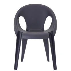 Fauteuil Empilable Bell Plastique Bleu / By Konstantin Grcic / Polypropylene Recycle - Eco-Concu - Magis