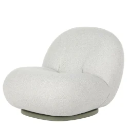 Fauteuil Pivotant Pacha Outdoor Tissu Blanc Beige / Pierre Paulin, 1975 - Gubi