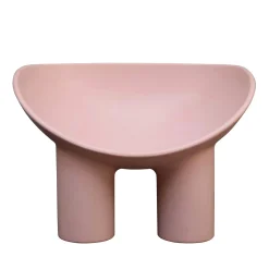 Fauteuil Roly Poly Plastique Rose - Driade