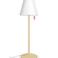 Lampadaire D'extérieur Edison The Giant Metal Plastique Beige Plastique & Metal Beige / H 182 Cm - Led - Fatboy
