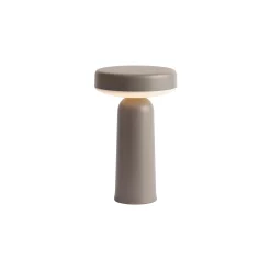 Lampe Exterieur Sans Fil Rechargeable Ease Plastique Beige / O 13 X H 21,5 Cm - Muuto