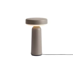 Lampe Exterieur Sans Fil Rechargeable Ease Plastique Beige / O 13 X H 21,5 Cm - Muuto