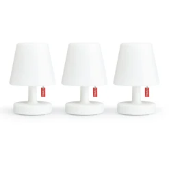 Lampe Exterieur Sans Fil Rechargeable Edison The Mini Plastiqueplastique/ Set De 3 - O 9 X H 15 Cm - Fatboy