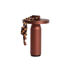 Lampe Exterieur Sans Fil Rechargeable Quasar Led Metal Rouge Metal Terracotta / H 26 Cm - Petite Friture