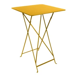 Mange-Debout Bistro Metal Jaune / 71 X 71 X H 105 Cm - 2 Personnes - Fermob