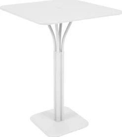 Mange-Debout Luxembourg Metal Blanc / 80 X 80 X H 105 Cm - Fermob