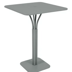 Mange-Debout Luxembourg Metal Gris / 80 X 80 X H 105 Cm - Fermob