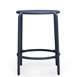 Mange-Debout Toni Haute Bistreau Metal Bleu / 59 X H 108 Cm - Aluminium - Fatboy