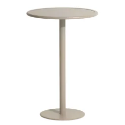 Mange-Debout Week-End Metal Beige / O 70 X H 105 Cm - Aluminium - Petite Friture