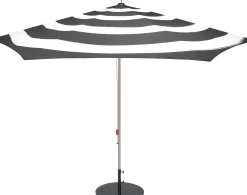 Parasol Stripesol Metal Tissu Gris / O 350 Cm - Fatboy