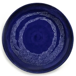 Plat De Service Feast Ceramique Bleu Medium / O 36 X H 6 Cm - Serax