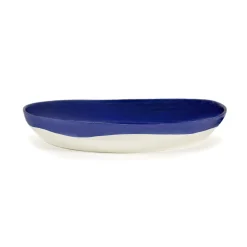 Plat De Service Feast Ceramique Bleu Medium / O 36 X H 6 Cm - Serax