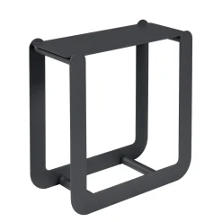 Porte-Buches Nevado Metal Noir / Tabouret - L 60 X H 60 Cm - Fermob