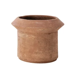 Pot De Fleurs Bulbi Lilium Pierre Rouge Marron / Beton  / O 67 X H 52 Cm - Ethimo