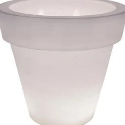 Pot De Fleurs Lumineux Vas-Two Light Plastique - Serralunga
