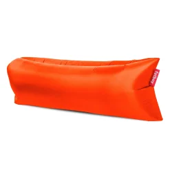Pouf Gonflable Lamzac 3.0 Tissu Orange / L 200 Cm - Polyester - Fatboy