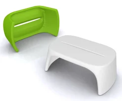 Table Basse Amelie Plastique/ Banc - L 108 Cm - Slide