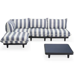 Table Basse Paletti Metal Bleu / 90 X 90 Cm - Fatboy