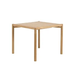 Table Carree Kilt Bois Naturel / 91 X 91 Cm - - Ethimo