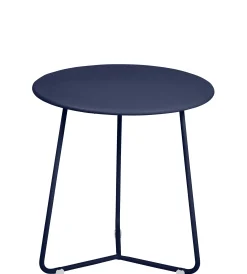Table D'Appoint Cocotte Metal Bleu / Tabouret - O 34 X H 36 Cm - Fermob