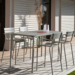 Table Haute Calvi Metal Jaune / 160 X 80 Cm X H 92 Cm - 6 Personnes - Fermob