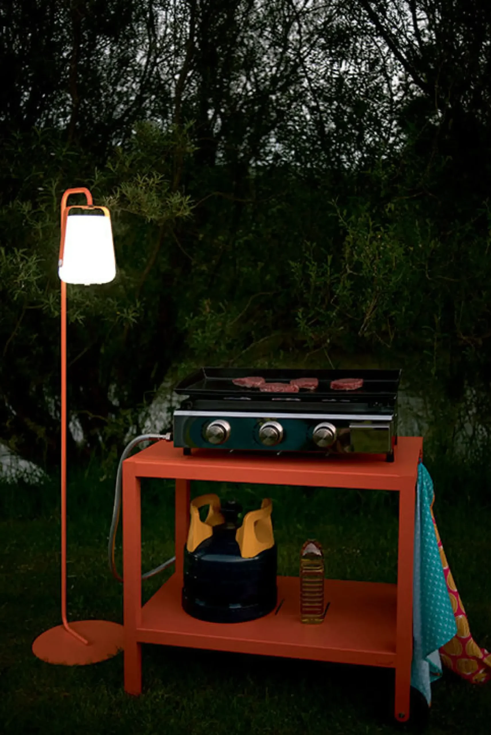 Accessoire Metal Beige / Pied Pour Lampes Balad - Small H 157 Cm - Fermob
