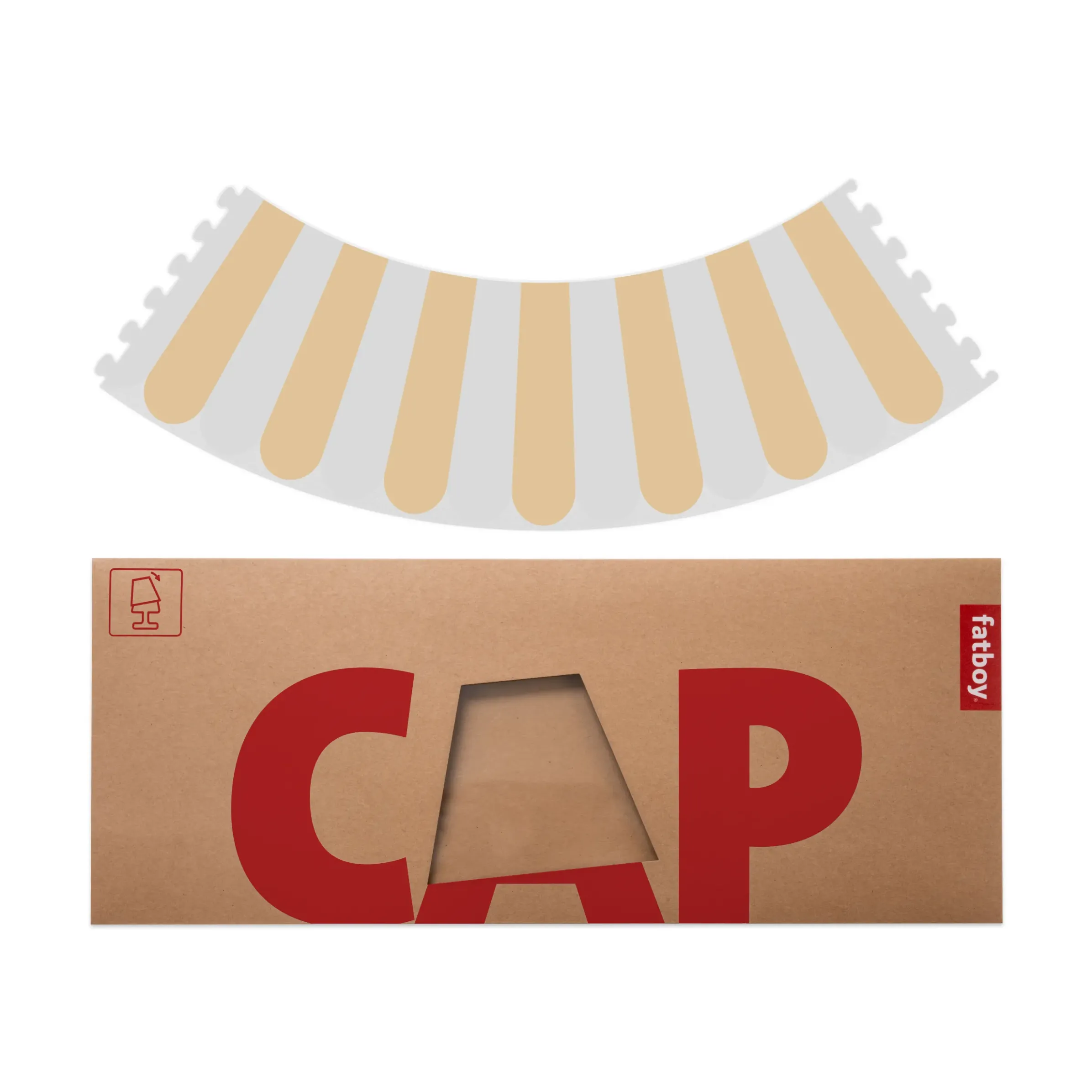 Accessoire Plastique Beige / Abat-Jour Cooper Cappie Pour Lampe Edison The Petit - Fatboy