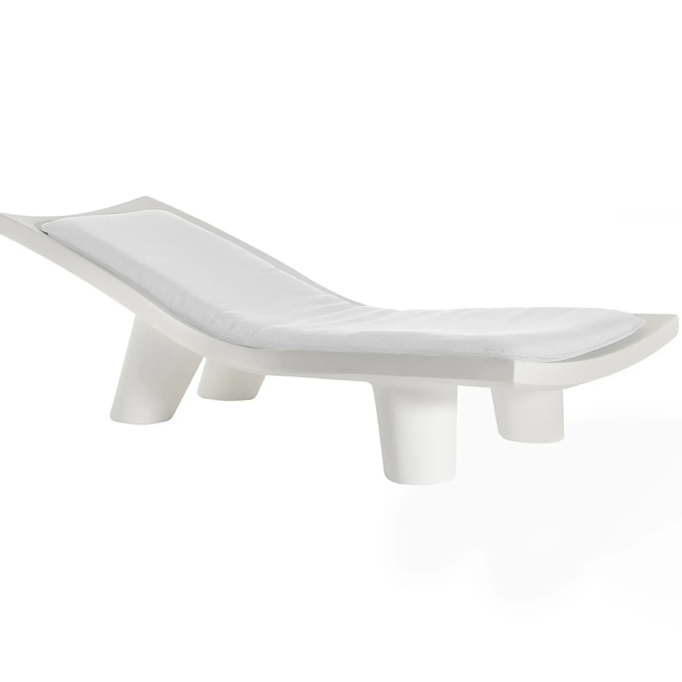 Accessoire Tissu Blanc / Matelas Pour Chaise Longue Low Lita - Slide
