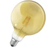 Ampoule Led E27 Connectee Smart+ Verre Or / Filaments Globe - 6W = 60W / Bluetooth - Variable - Ledvance