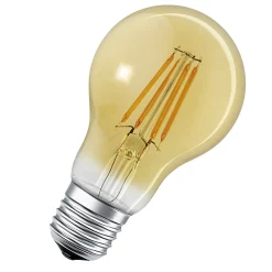 Ampoule Led E27 Connectee / Smart+ Verre Or / Filaments Standard - 6W = 60W / Bluetooth - Variable - Ledvance