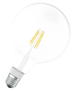 Ampoule Led E27 Connectee  Verre/ Smart+ - Filaments Globe - 5,5W=50W - Ledvance