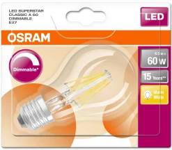 Ampoule Led E27 Dimmable Verre / Standard Claire - (2700K, Blanc Chaud) - Osram