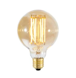 Ampoule Led Filaments E27 Globe Large Verre Transparent / E27 4W - It'S About Romi