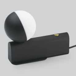 Applique Avec Prise Balancer Mini Metal Verre/ Lampe De Table - Orientable - Northern