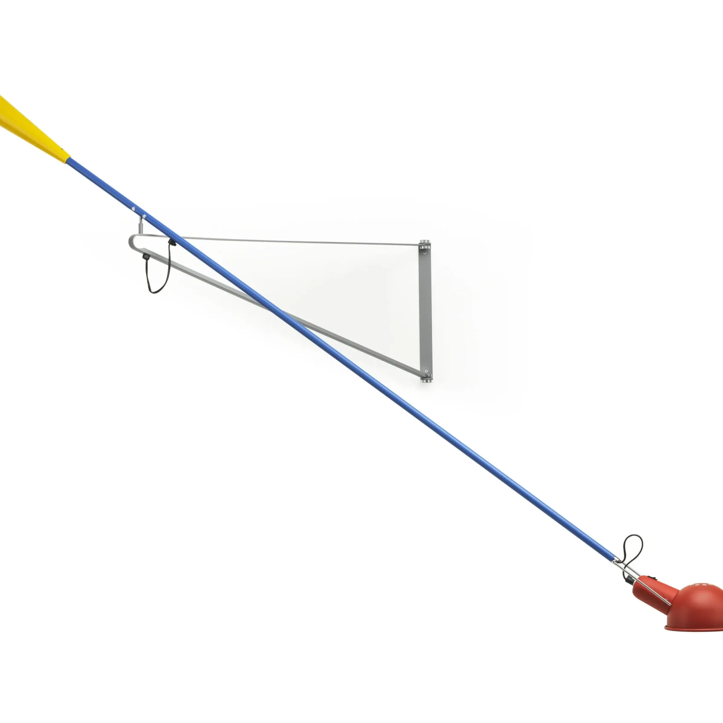 Applique Avec Prise 265 Metal/ L 205 Cm - Modele De 1973 - Flos