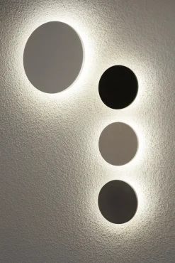 Applique D'extérieur Camouflage Led Pierre Gris Ciment Gris / O 14 Cm - Flos