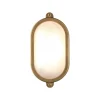 Applique D'extérieur Malibu Oval Or Metal Metal Laiton / Plafonnier - 15 X 29 Cm - Astro Lighting