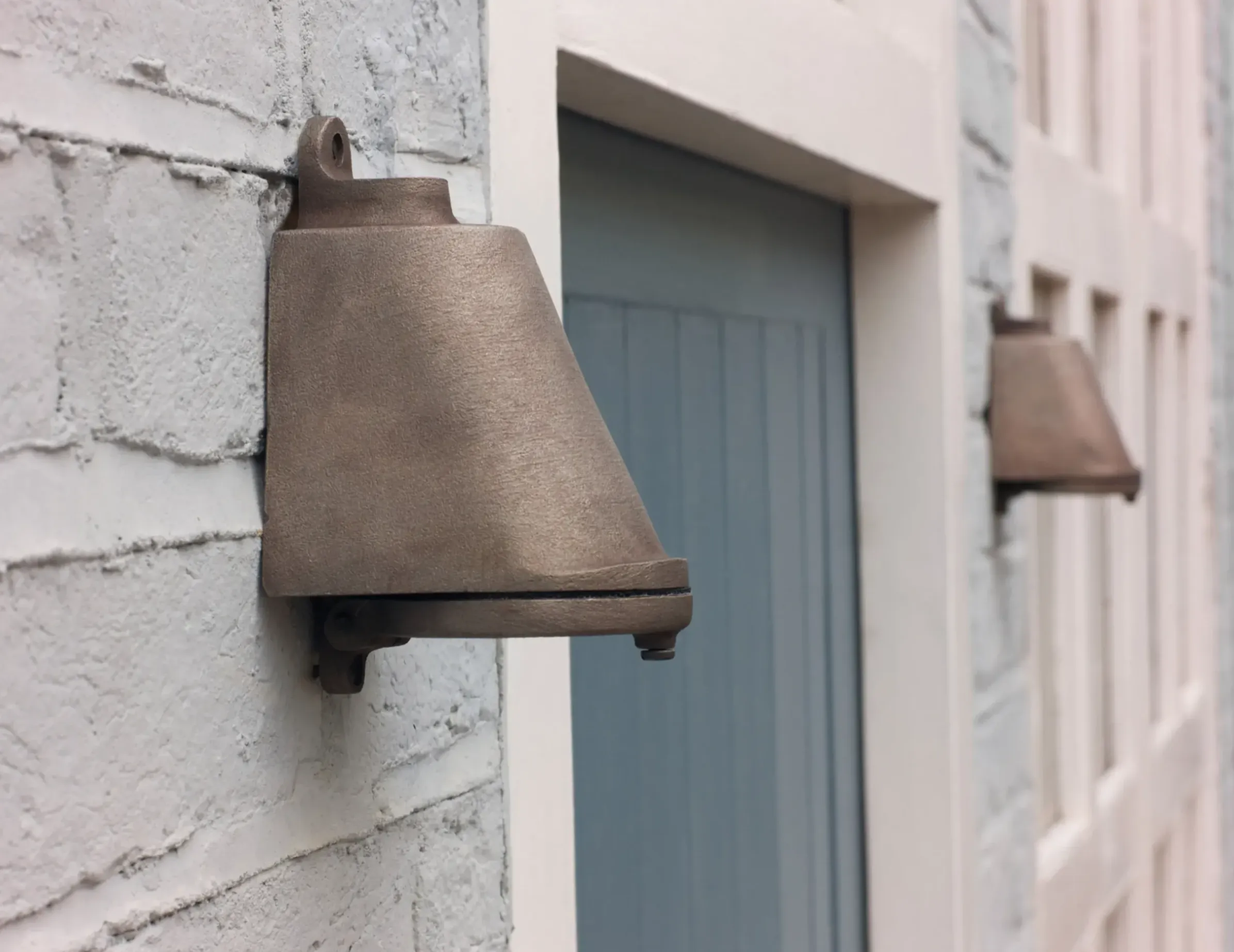 Applique D'extérieur Mast Light Led Or Metal Metal Bronze / H 14 Cm - Original Btc