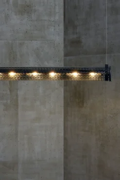 Applique D'extérieur Monceau Metal Noir Metal Noir / Suspension - L 134 Cm - Sammode Studio