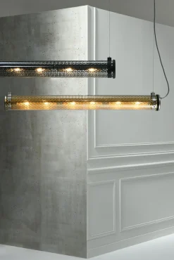Applique D'extérieur Monceau Metal Noir Metal Noir / Suspension - L 134 Cm - Sammode Studio