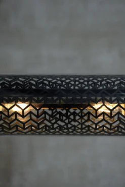 Applique D'extérieur Monceau Mini Metal Noir / Suspension - L 52 Cm - Sammode Studio