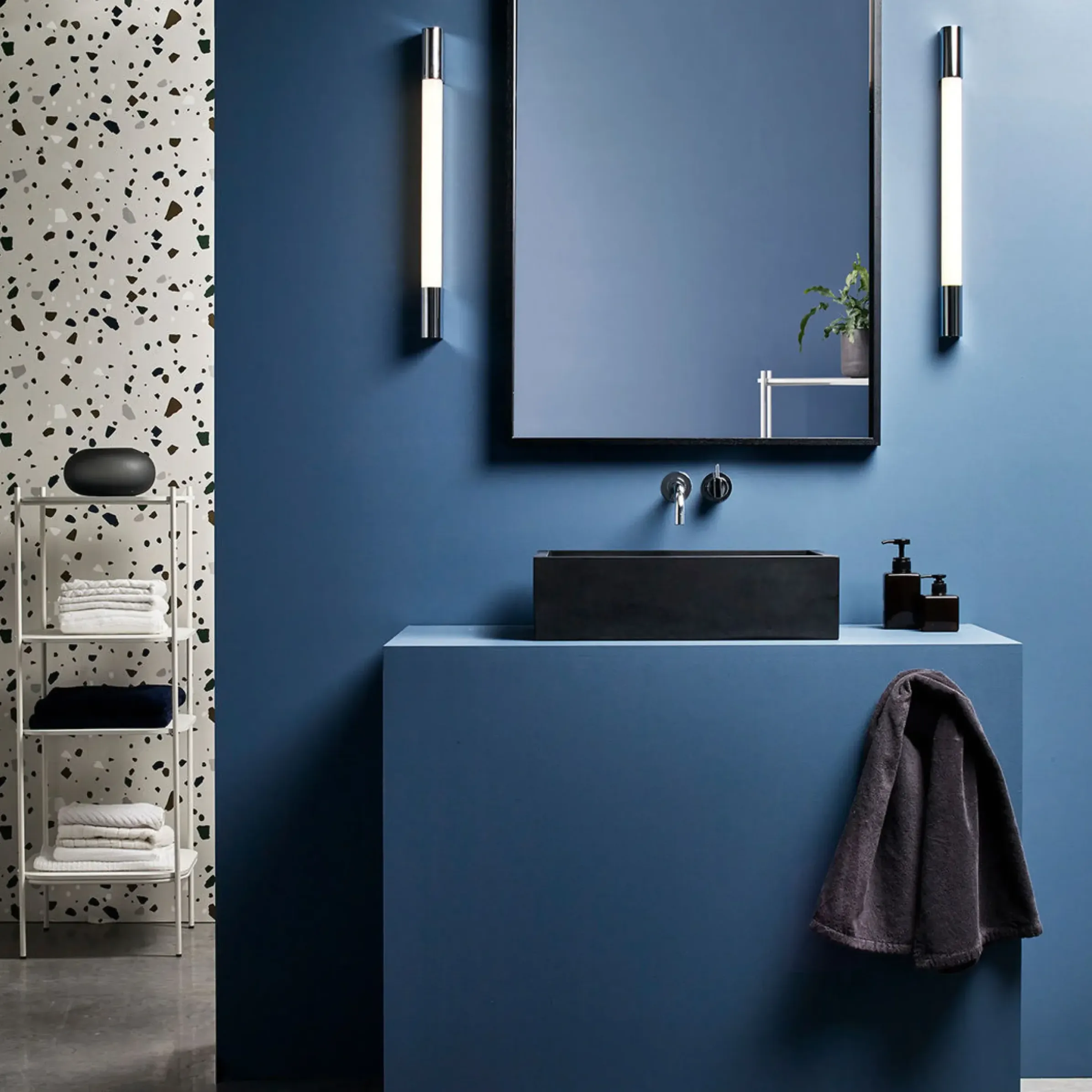 Applique D'extérieur Palermo Led Blanc Metal Metal & Plastique Blanc / L 60 Cm - Astro Lighting