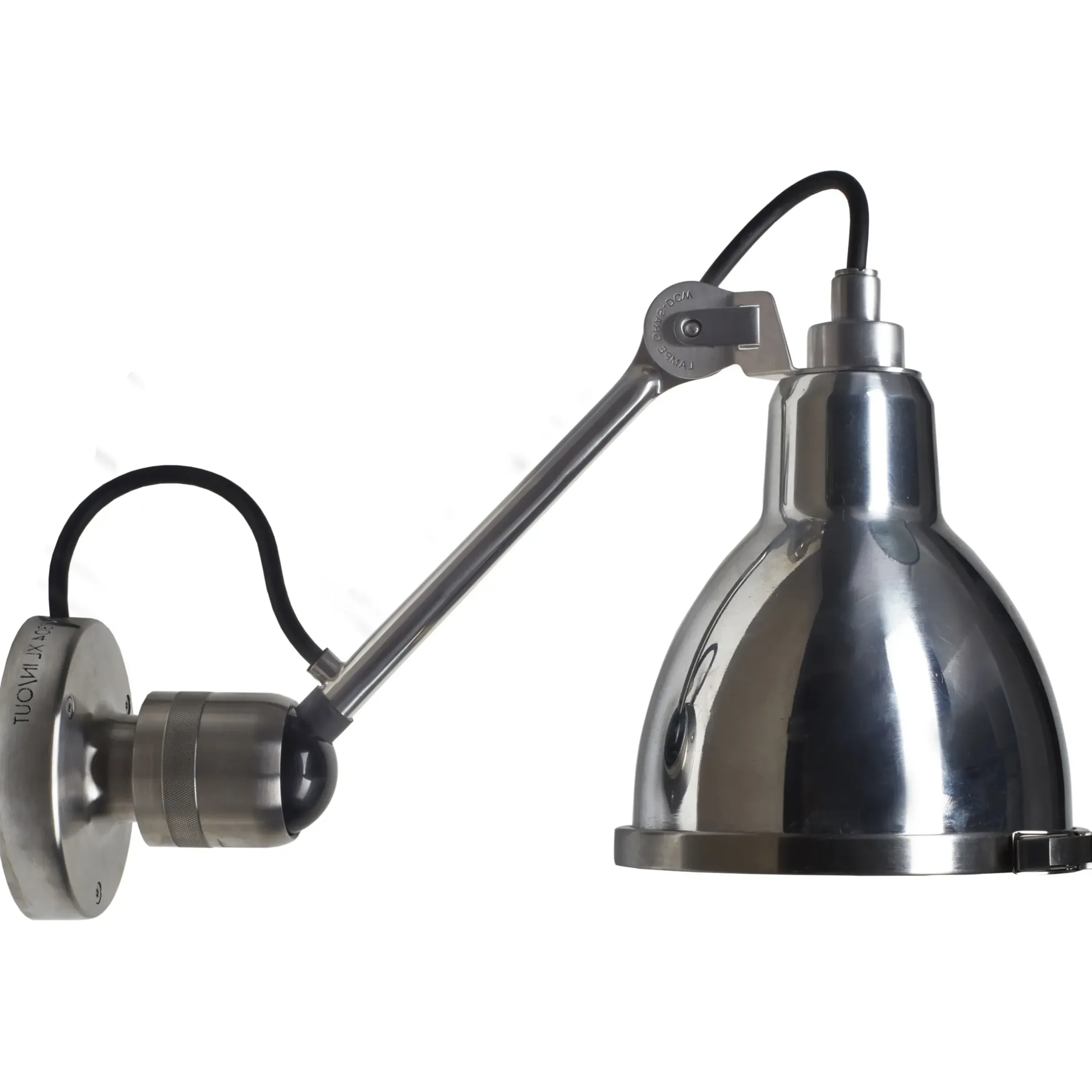 Applique D'extérieur 304 Xl Outdoor Seaside Gris Argent / Orientable - O 22 Cm / Rond - Dcw Editions