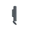 Applique Flauta Riga Indoor Metal Bleu / Led - H 22,5 Cm - Rayures Verticales - Flos