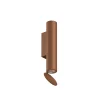 Applique Flauta Spiga Indoormetal / Led - H 22,5 Cm - Motif Chevron - Flos