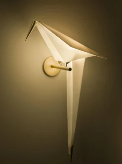 Applique Perch Light Small Plastique Blanc Or Metal / Led - Branchement Mural - Moooi