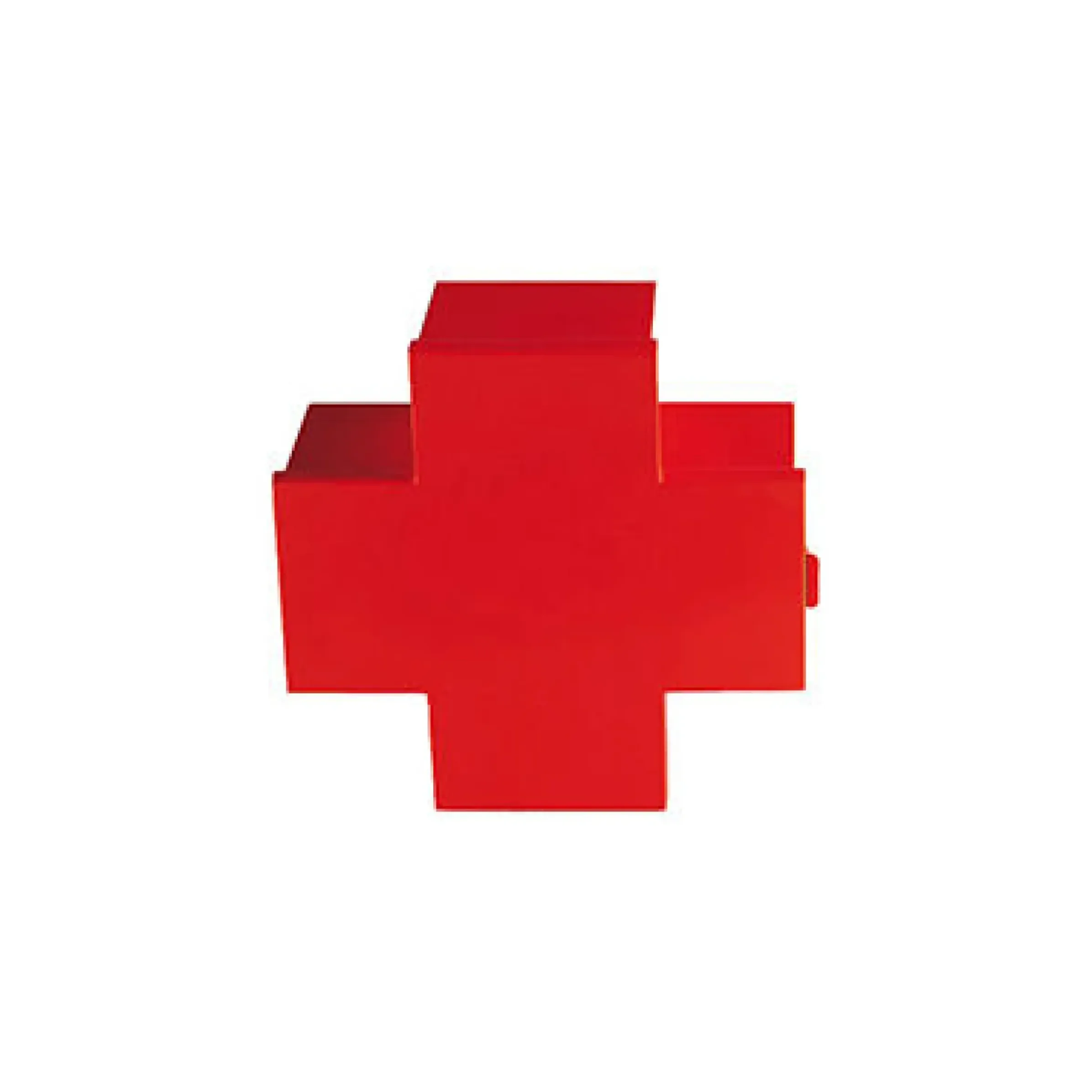 Armoire A Pharmacie Cross Metal/ Metal - 43,5 X H 45 Cm / Thomas Eriksson, 1992 - Cappellini