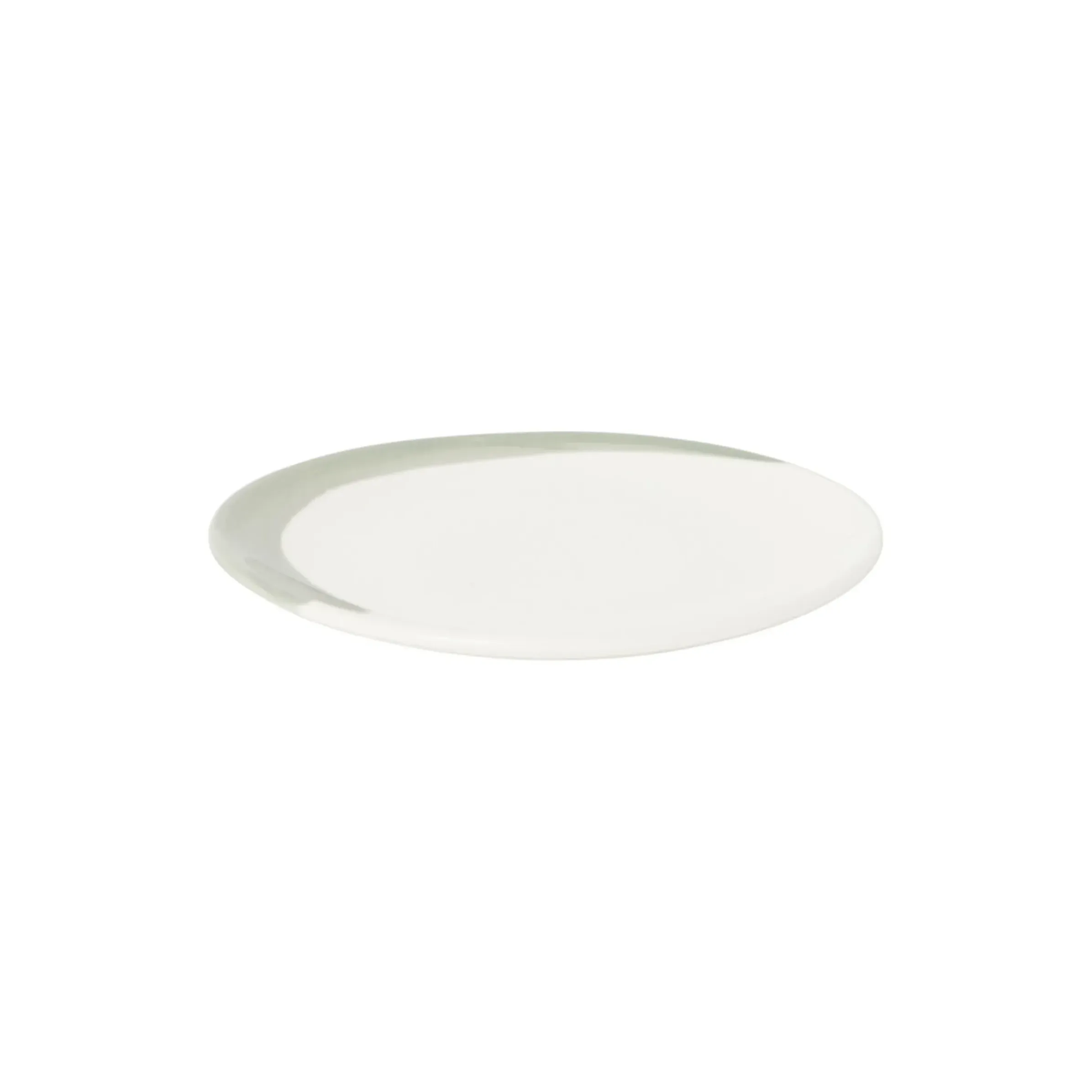 Assiette A Mignardises Esquisse Ceramique Vert / O 16 Cm - Maison Sarah Lavoine